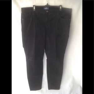 Old Navy Rockstar Corduroy Pants - Black - Size 20